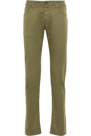 Jacob Cohen Broek met logopatch