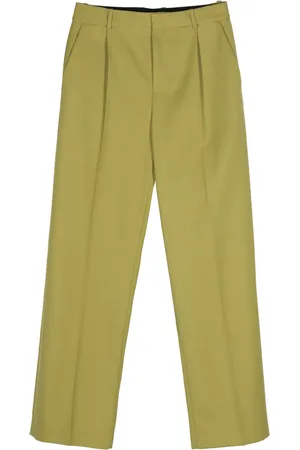 Botter Wollen broek met geplooid detail