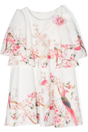 PATACHOU Jurk met bloemapplicatie en print