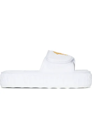 VERSACE Medusa Head slippers met plateauzool