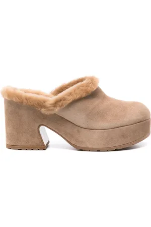 Gianvito Rossi Lyss suède muiltjes 85 mm