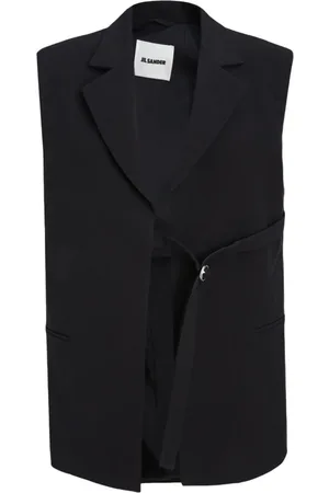 Jil Sander Gilet met ceintuur