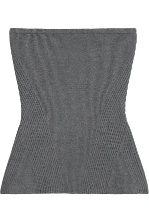 Apparis Ribgebreide bandeau top