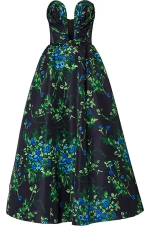 Carolina Herrera Avondjurk met bloemenprint