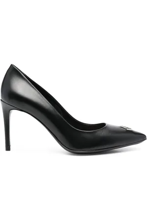 Philipp Plein Pumps met logoplakkaat