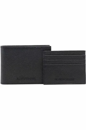 Emporio Armani Leren portemonnee