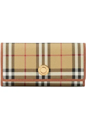 Burberry Geruite portemonnee