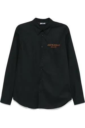 Roberto Cavalli Overhemd met geborduurd logo