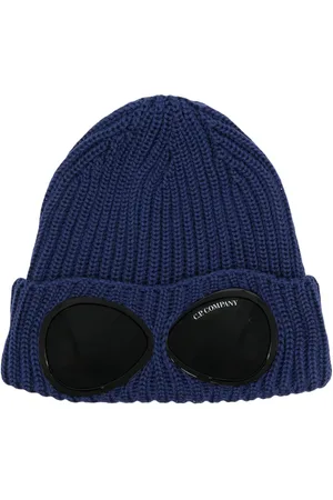 C.P. Company Geribbelde muts met goggle