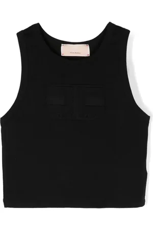 Elisabetta Franchi Jersey tanktop met logo