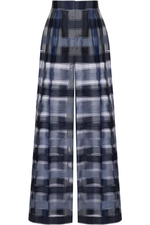 Alberta Ferretti Organza palazzo broek