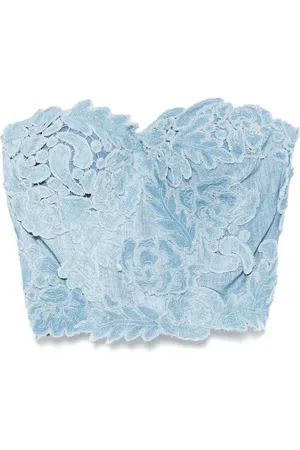 ERMANNO SCERVINO Denim bustiere top