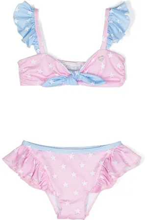MONNALISA Bikini met sterrenprint en ruches