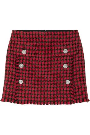 VERSACE Tweed kokerrok