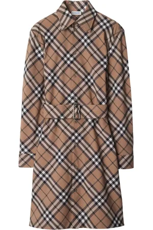 Burberry Geruite blousejurk