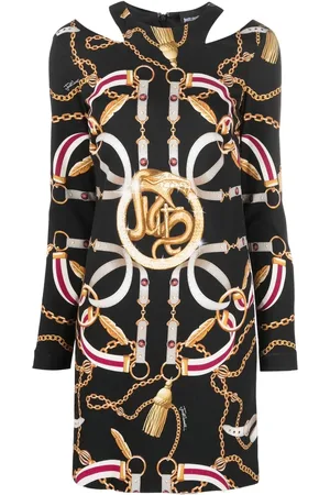 Roberto Cavalli Jurk met kettingprint