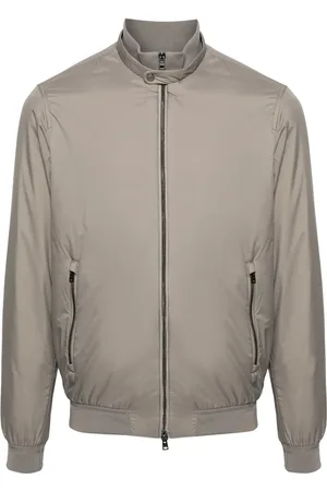 HERNO Ecoage bomberjack met bandkraag