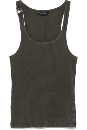 MUGLER Tanktop met ringdetail