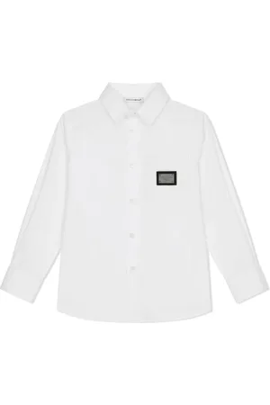 Dolce & Gabbana Popeline shirt met logolabel