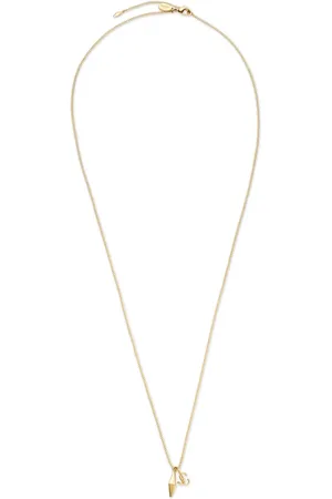 Jimmy Choo Schakelhalsketting met diamant