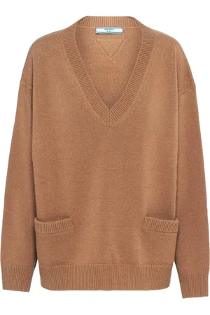 Prada Kasjmier trui met V