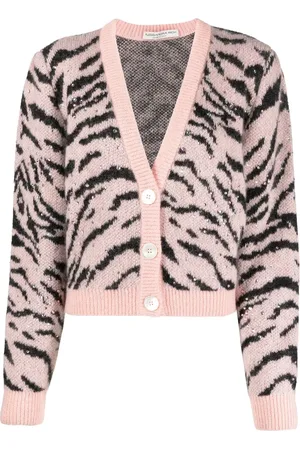Alessandra Rich Vest met dierenprint