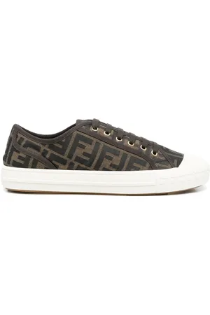 Fendi Sneakers met jacquard logo