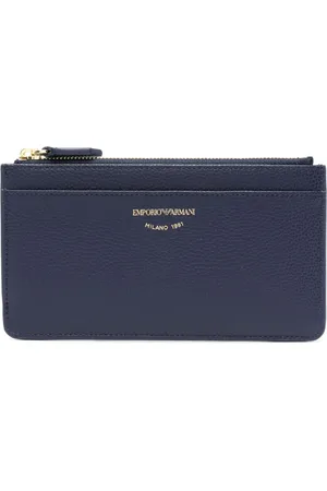 Emporio Armani Leren portemonnee