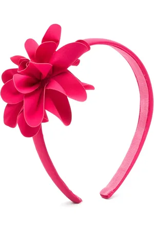 Il gufo Haarband met bloemapplicatie