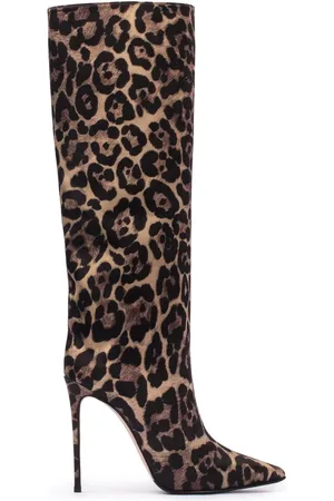 LE SILLA Eva laarzen met luipaardprint 120 mm