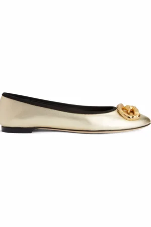 Giuseppe Zanotti Amur ballerina pumps met logoplakkaat