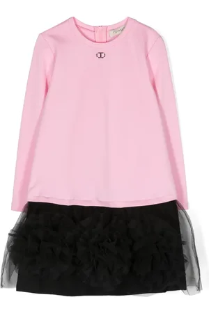 Twin-Set Jurk met logoplakkaat