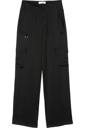 Chiara Ferragni Straight satijnen cargo broek