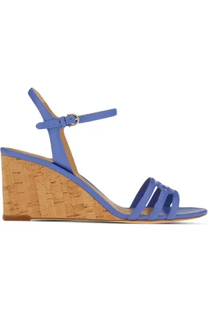 Salvatore Ferragamo Gancini sandalen met sleehak