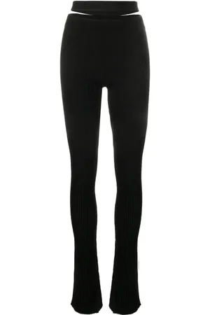 ANDREADAMO Ribgebreide broek