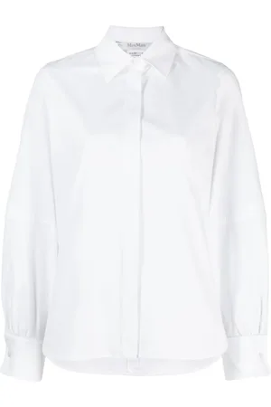 Max Mara Blouse met puntige kraag