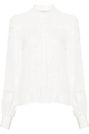 ERMANNO SCERVINO Blouse met bloemenkant
