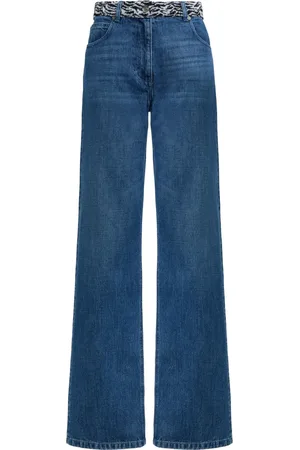 Missoni Jeans met gebreid vlak