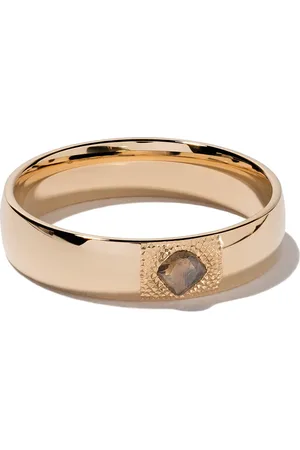 De Beers 18kt geelgouden Talisman ring met diamant