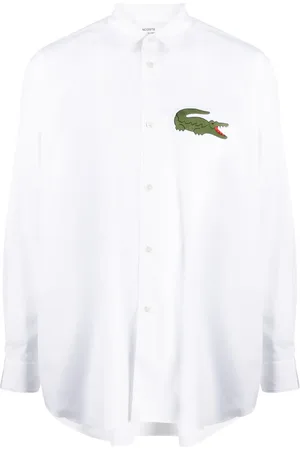Comme des Garçons X Lacoste overhemd met logopatch