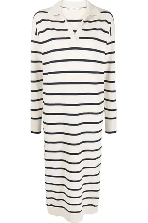 Tommy Hilfiger Gestreepte midi