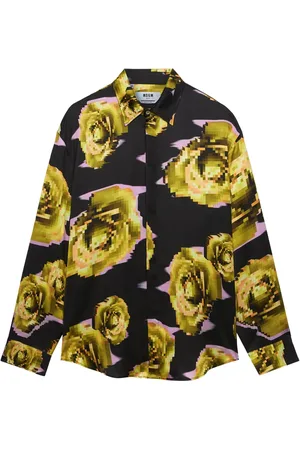 Msgm Overhemd met roosprint