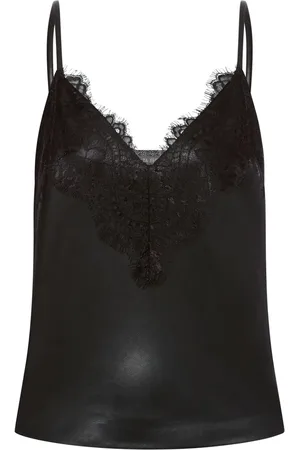 Alberta Ferretti Top met vlak van kant