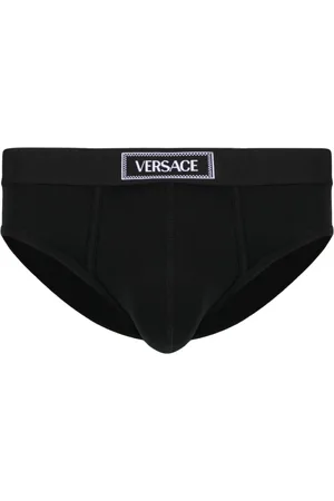 VERSACE 1990s katoenen slip met logoband