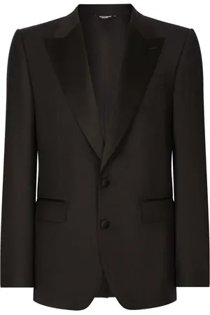Dolce & Gabbana Tweedelig pak met contrasterende revers