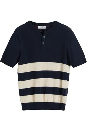 Brunello Cucinelli Gestreept T