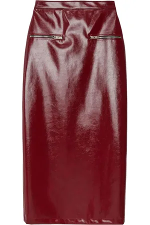 Msgm Lakleren midi
