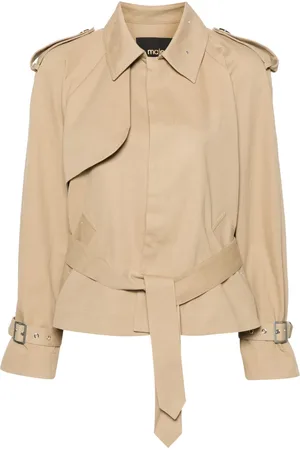 Maje Trenchcoat met studs