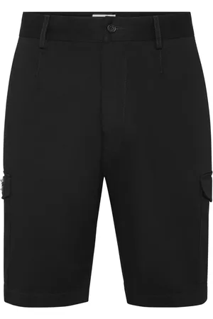 Philipp Plein Cargo shorts met logoplakkaat