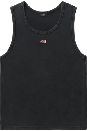 FIVE CM Tanktop met ronde hals en logo
